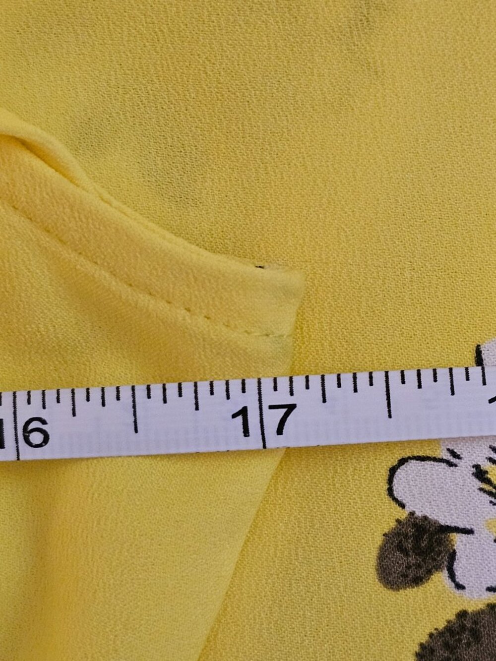 LOFT Petite Dress Womens XSP Yellow Floral Mini Ruffle Sleeve Summer Dress - Picture 11 of 13